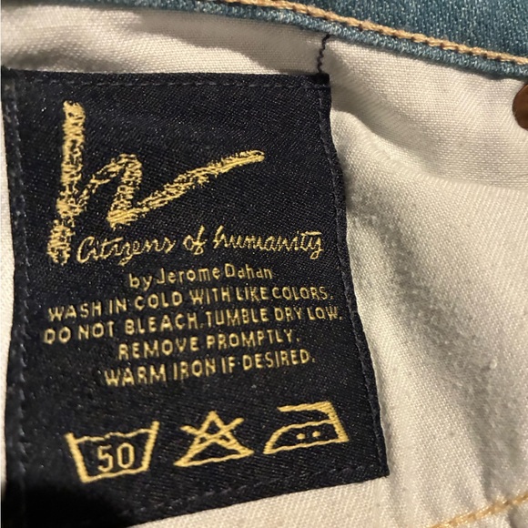 Women's Citizens of humanity Kelly 063 cropped low rise jeans.  Size 32. - Picture 6 of 7